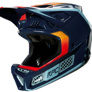 Casco Bicicleta Rampage Pro Carbon Daiz Azul 2020 Fox