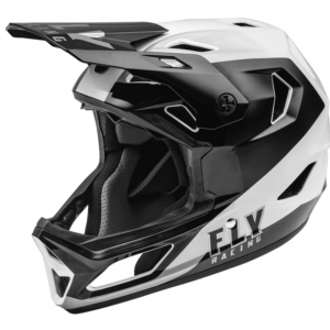 CASCO FLY RAYCE MATTE BLACK WHITE